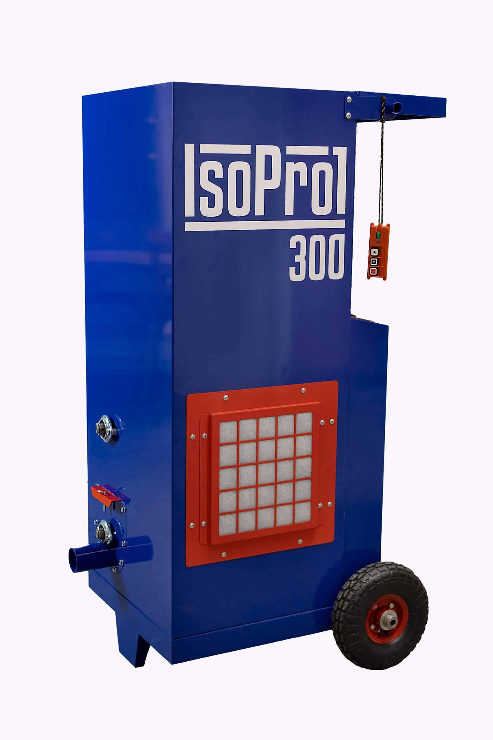 IsoPro1 300 mindre indblæsningsmaskine, som er perfekt til mindre opgaver - isoleringsmaskinen